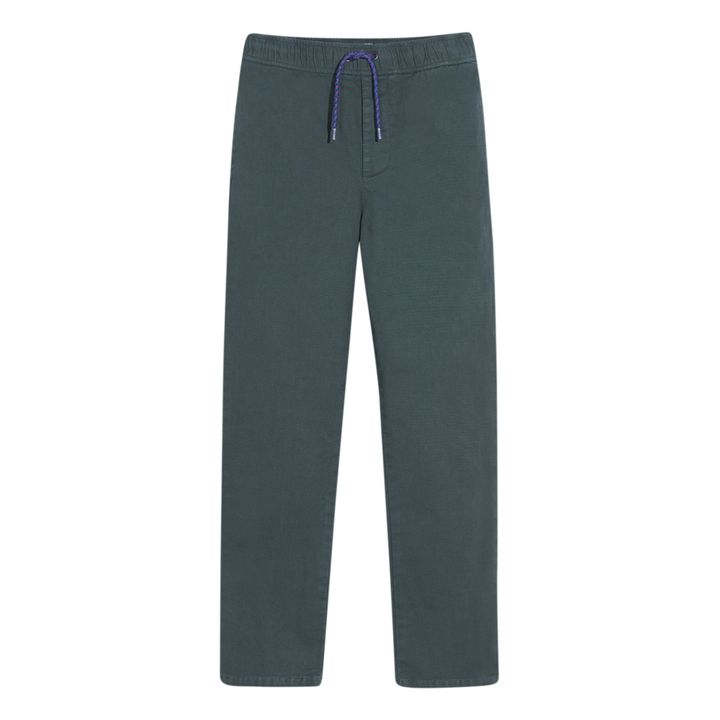 Pantalon Droit Pharel Vert foncé- Image produit n°0