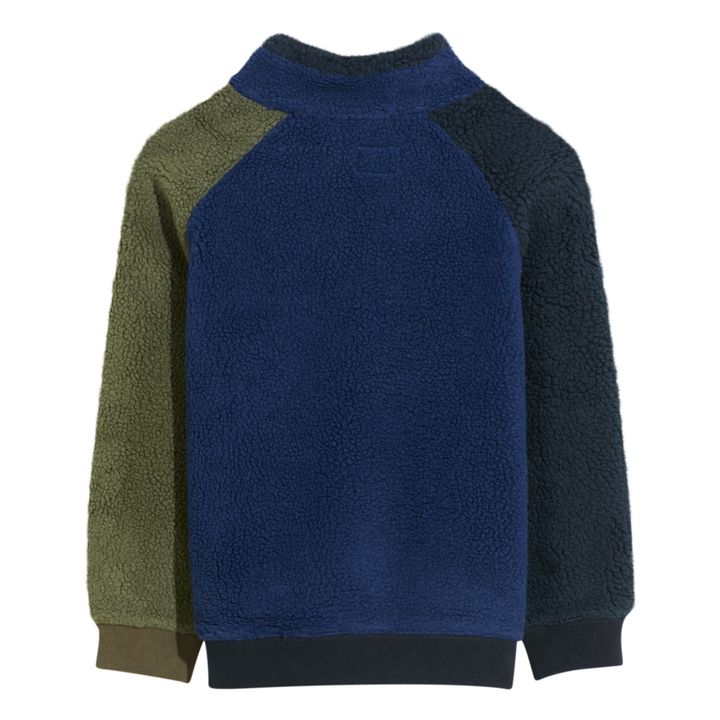Almo Zip-Up Polar Fleece Sweatshirt | Azul Marino- Imagen del producto n°8