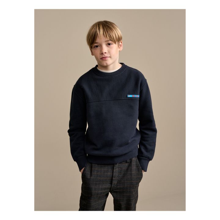 Sweat Famod Coton Bio Bleu marine- Image produit n°2