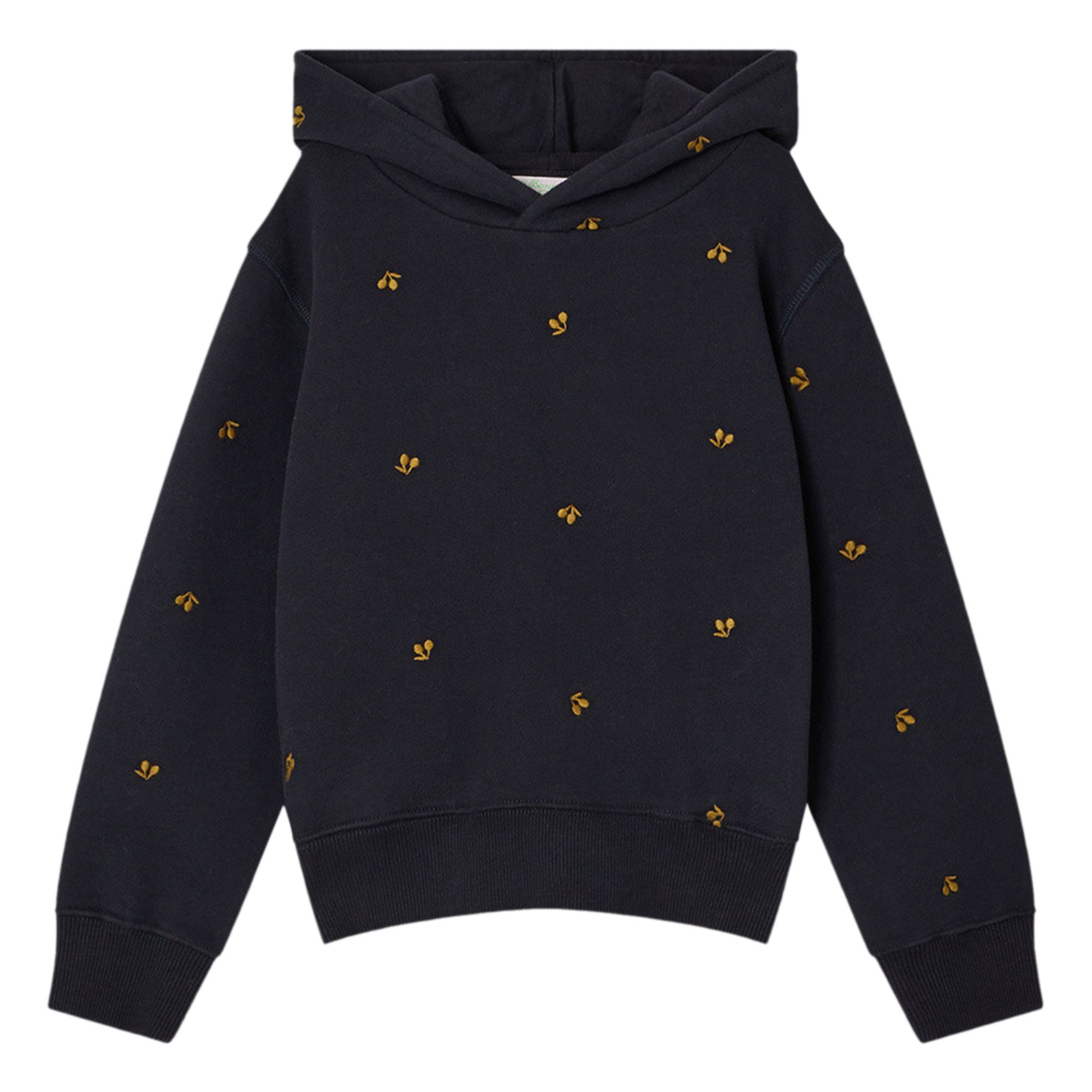 Tita Embroidered Cherry Hoodie | Navy- Produktbild Nr. 0