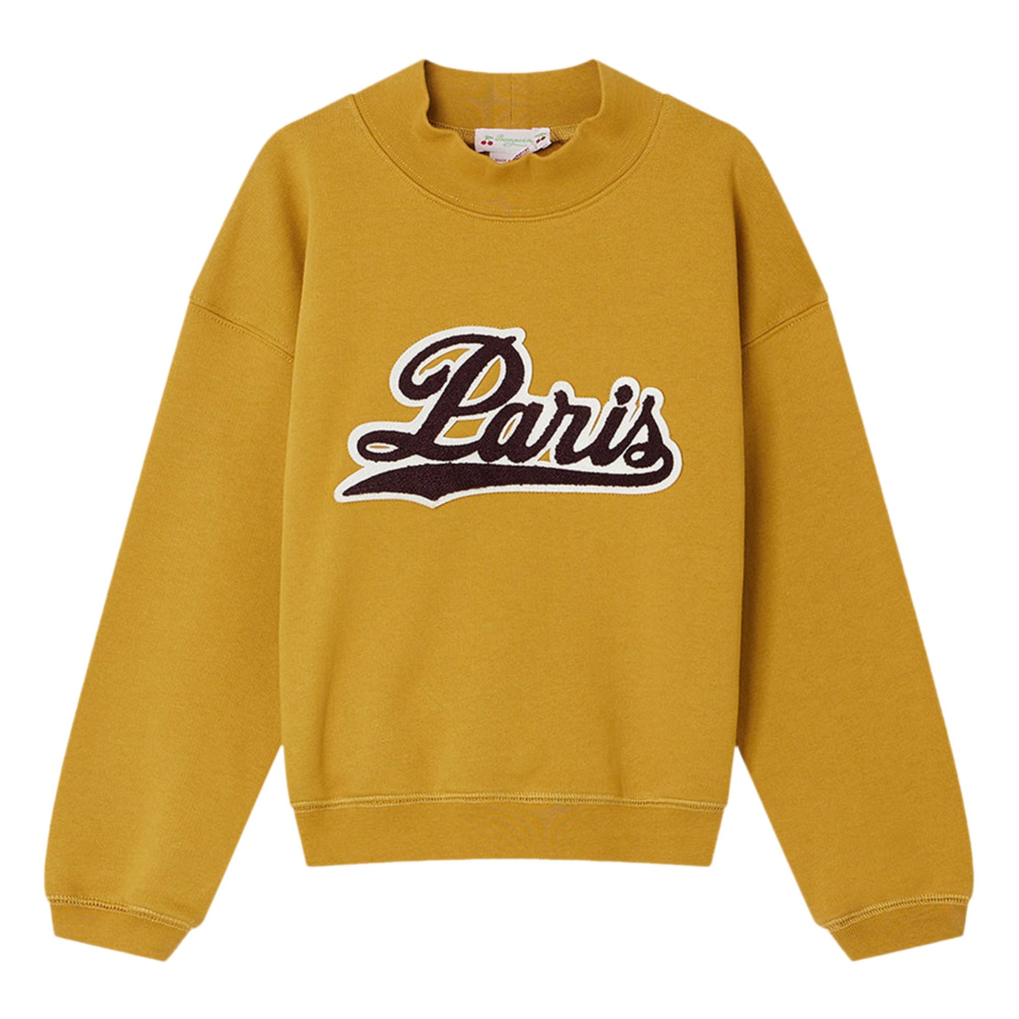 Sweatshirt Paris Bart | Ocker- Produktbild Nr. 0