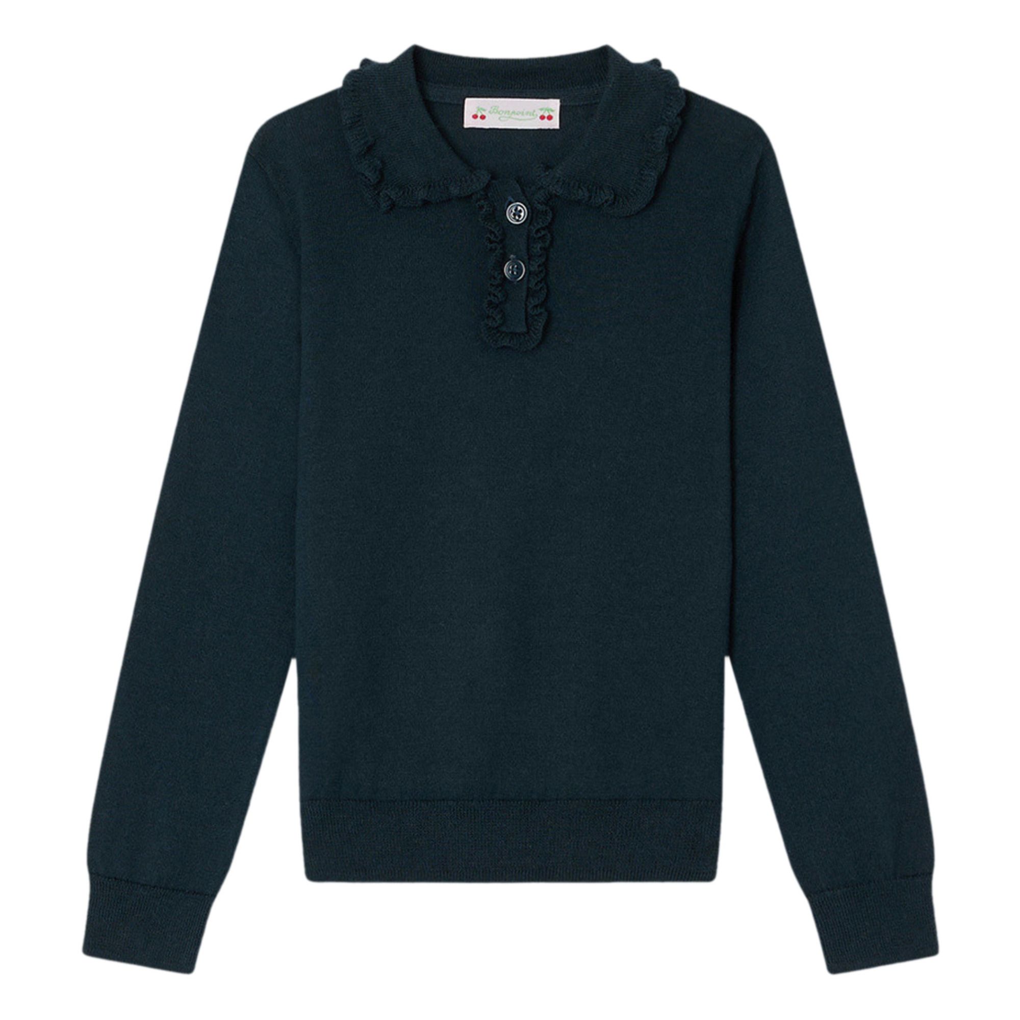 Brynja Cashmere and Cotton Jumper | Azul Marino- Imagen del producto n°0