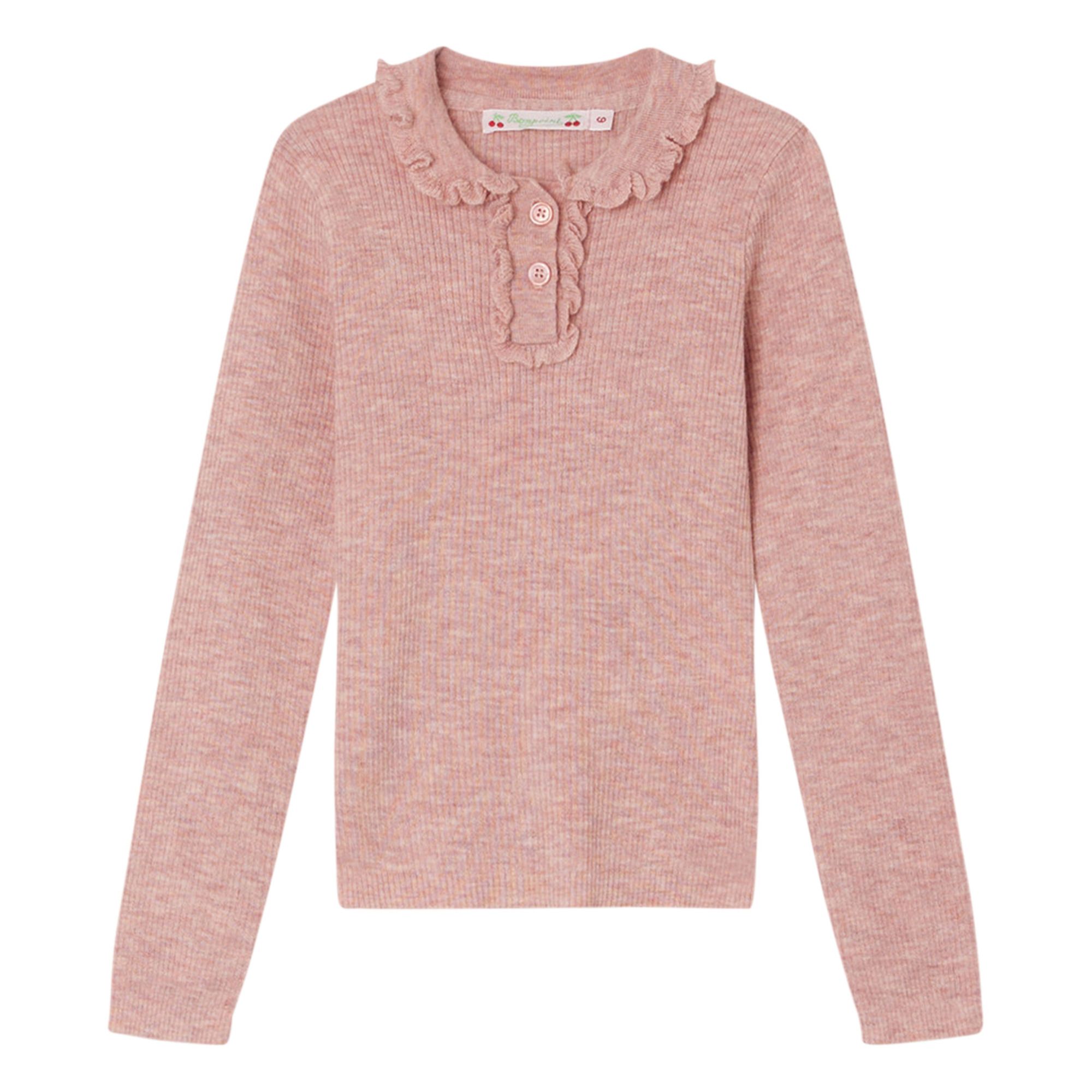 Tiara Merino Wool Jumper Pink- Product image n°0