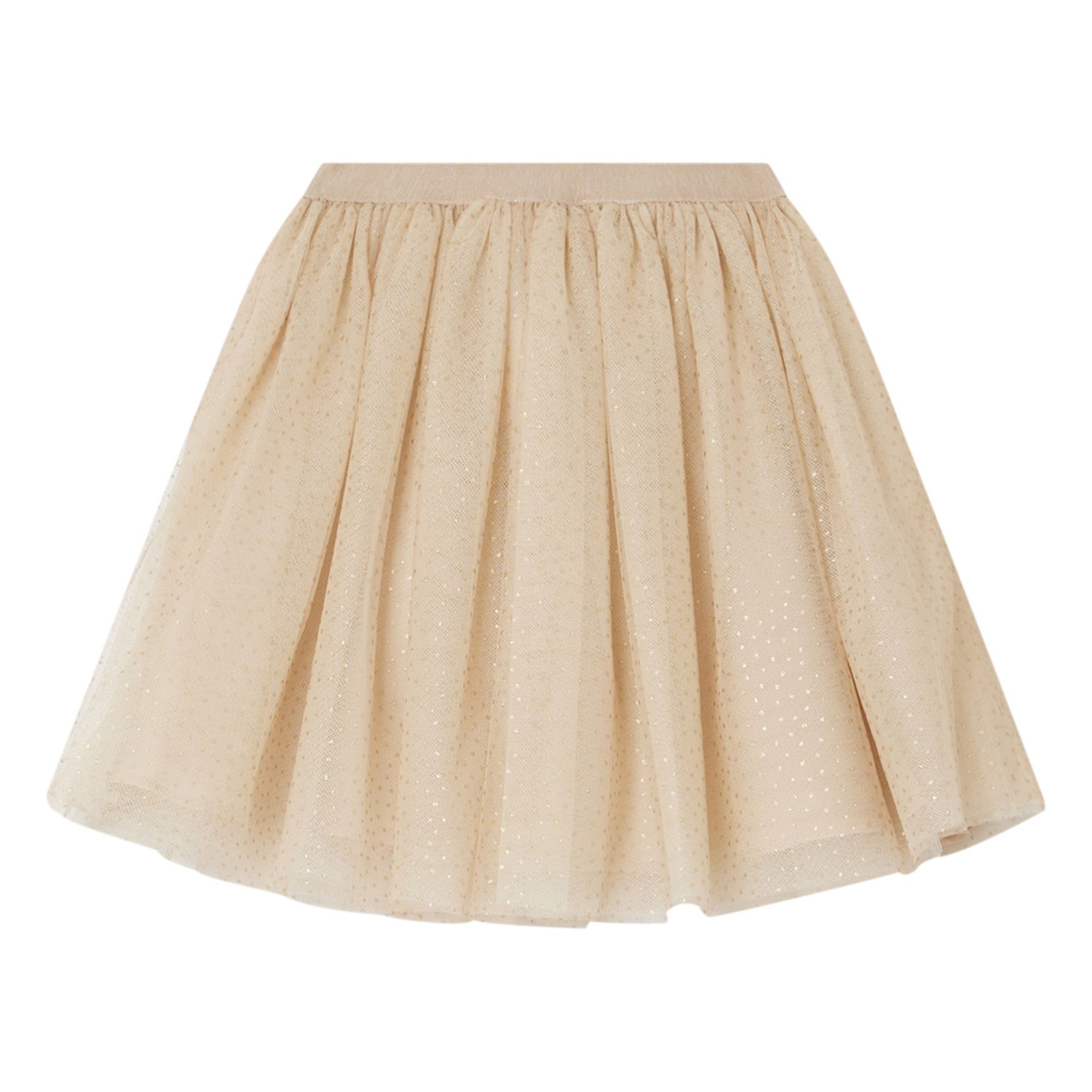 Sparkly Polka Dot Tulle Skirt - Ceremony Collection | Powder pink- Product image n°0