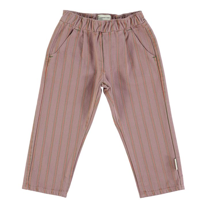 Striped Trousers | Pink- Product image n°0