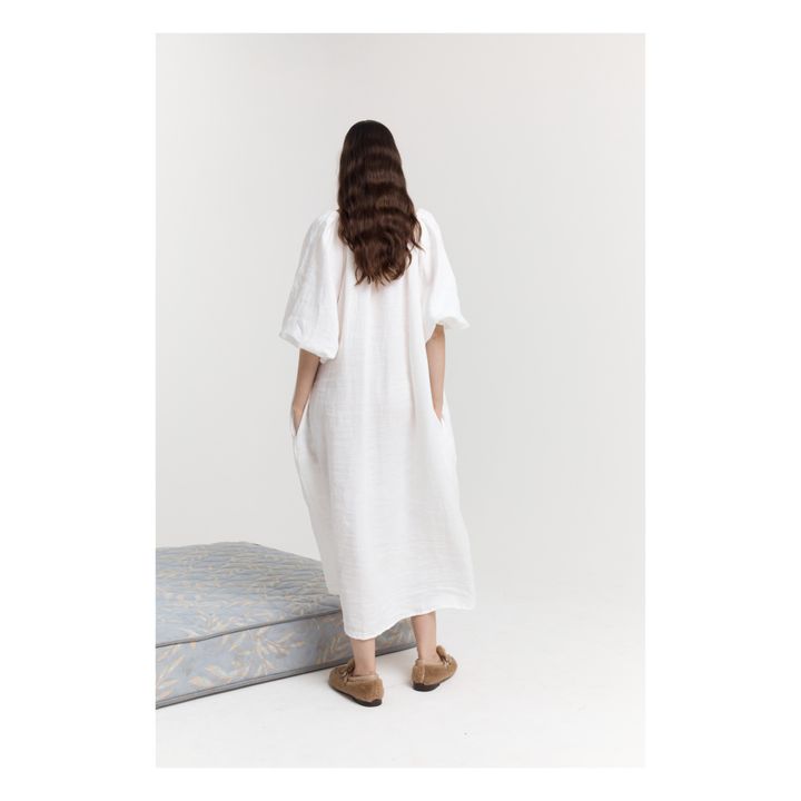 The Blousy Linen Dress Blanco- Imagen del producto n°6