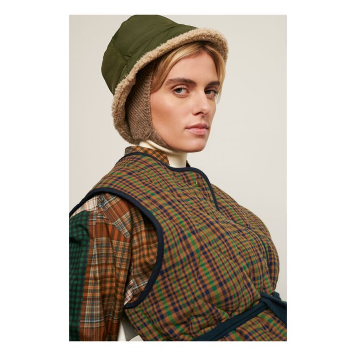 Veste Sans Manches Matelassée Ivan Carreaux | Vert- Image produit n°6