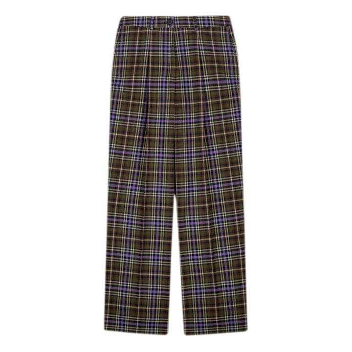 Romuald Tartan Trousers | Violeta- Imagen del producto n°1