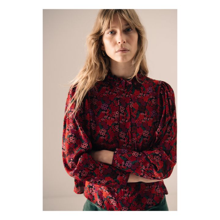 Lison Sureau Blouse Red- Product image n°4