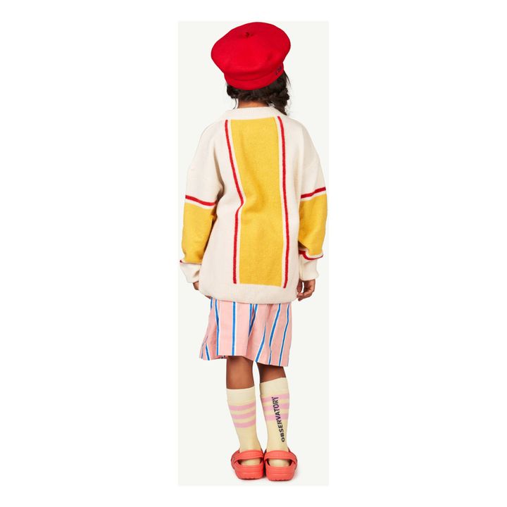 Pull Tricolour Bull Beige- Image produit n°2