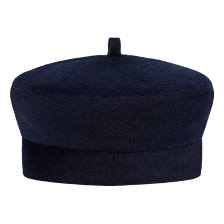 Felt Belt Beret | Azul Marino- Imagen del producto n°3