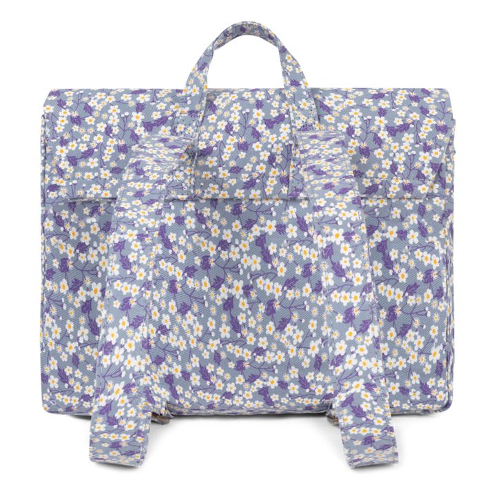 Small Flower School Bag | Azul- Imagen del producto n°3