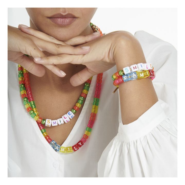 Collier + Bracelet Family | Rose- Image produit n°1