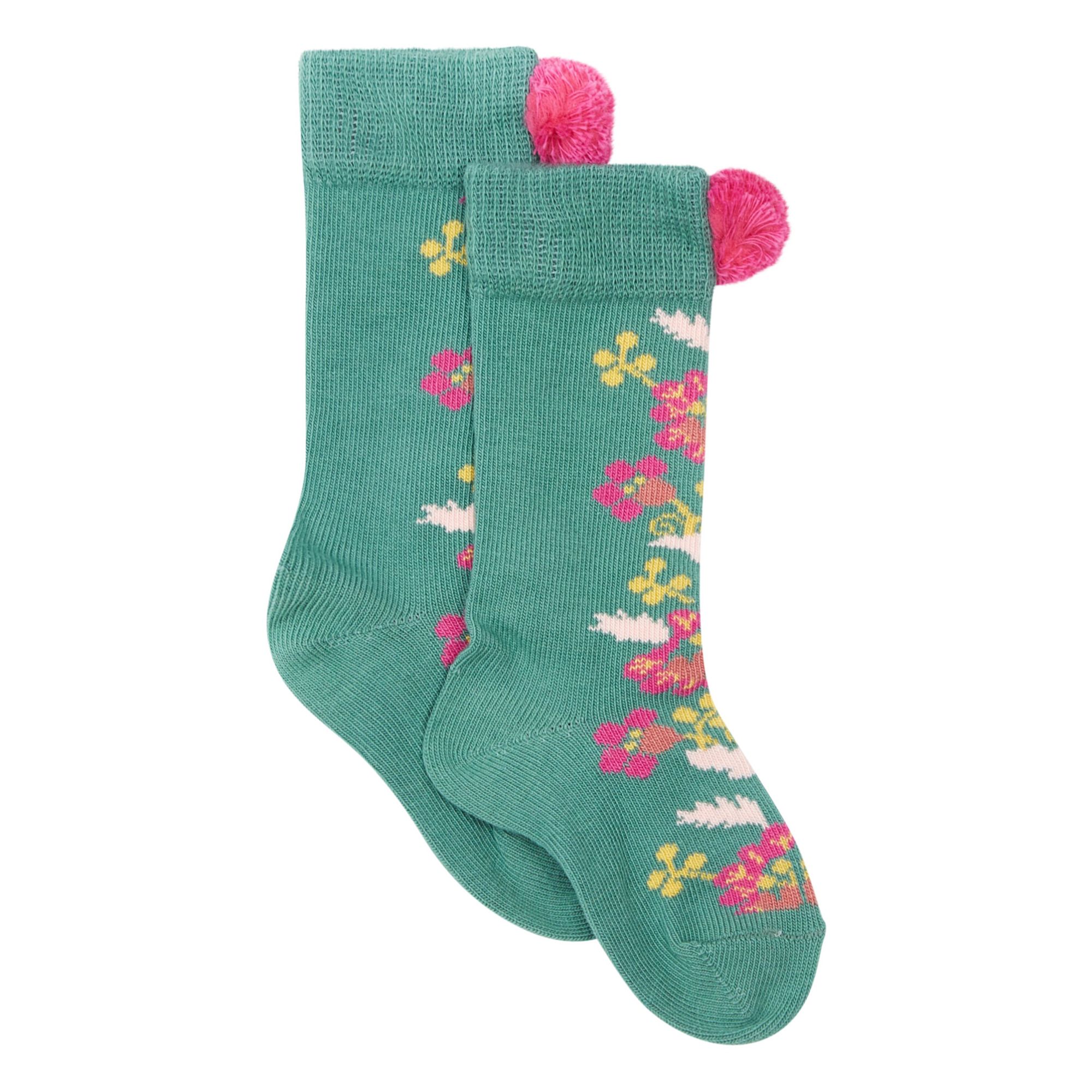 Chaussettes Hautes Chelie | Sauge- Image produit n°0
