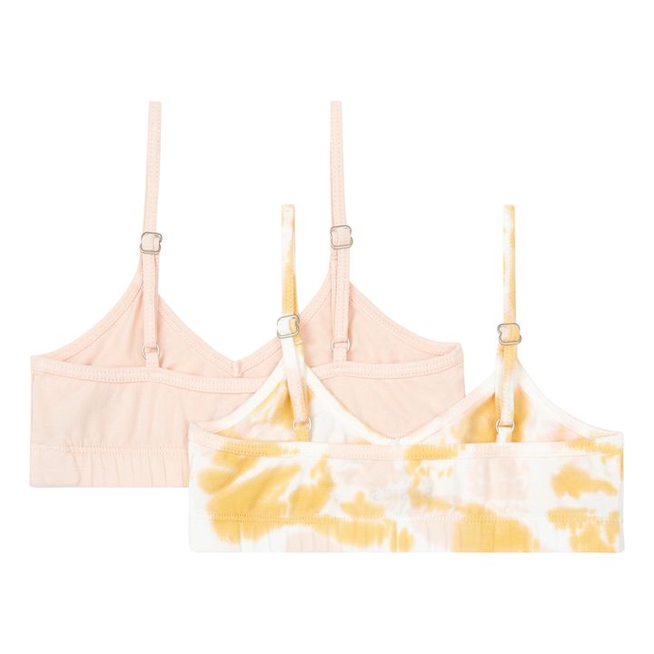 Organic Cotton Crop Tops - Set of 2 Powder pink- Product image n°1
