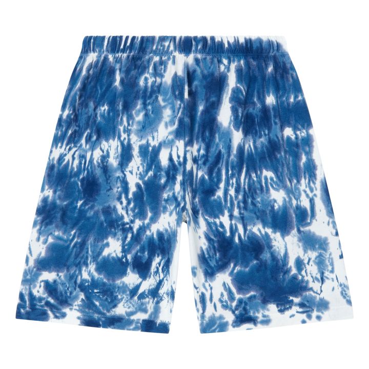 Short Coton Bio Bleu marine - Ecru- Image produit n°0