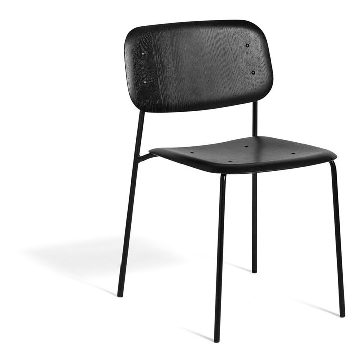 Sedia, modello: Soft Edge, in legno | Nero- Immagine del prodotto n°0