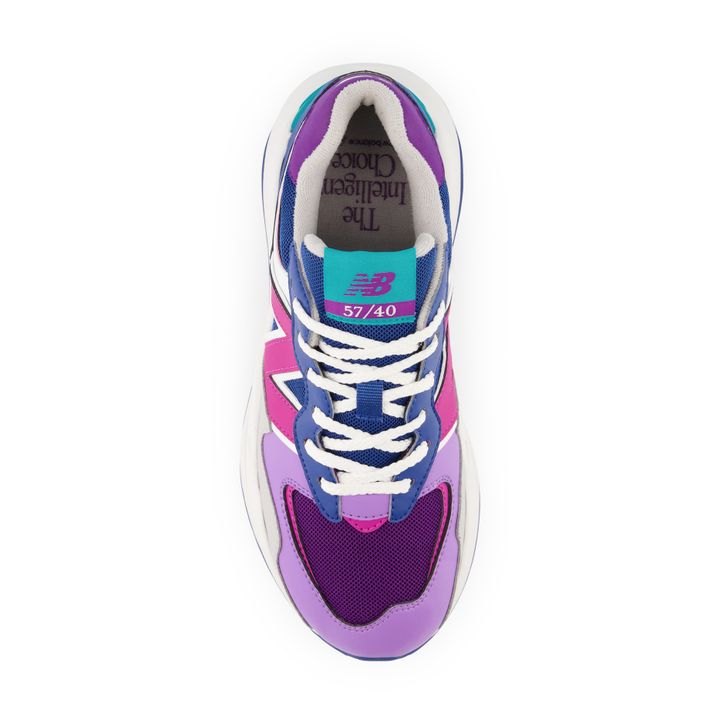 5740 Colourful Lace-Up Sneakers | Azul- Imagen del producto n°2