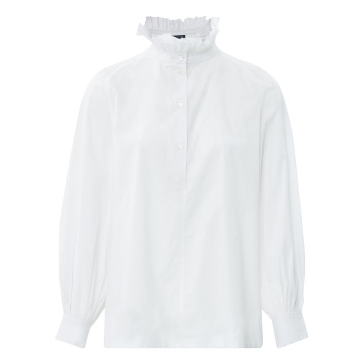 Bluse Radieuse Popeline | Weiß- Produktbild Nr. 0