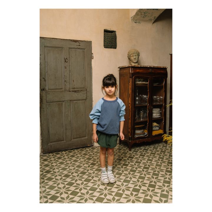 Henri Organic Cotton T-shirt | Blue- Product image n°1