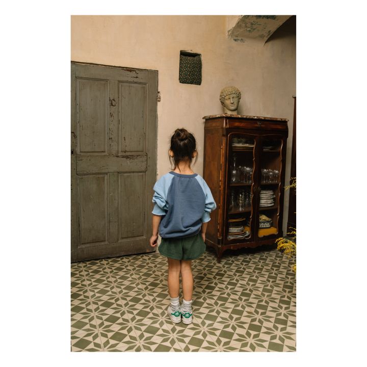 T-Shirt Coton Bio Henri | Bleu- Image produit n°2