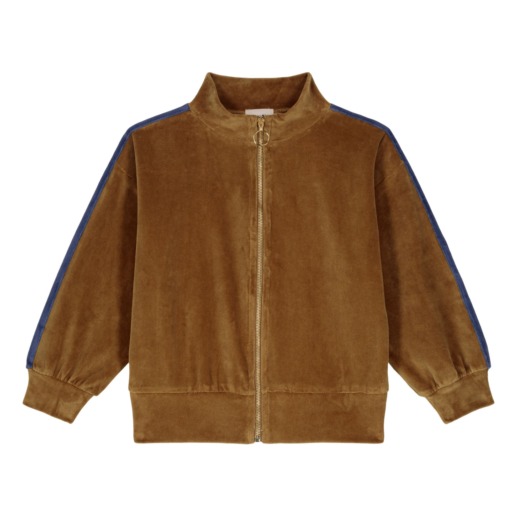 Veste Velours Coton Bio Benjamin Ocre- Image produit n°0