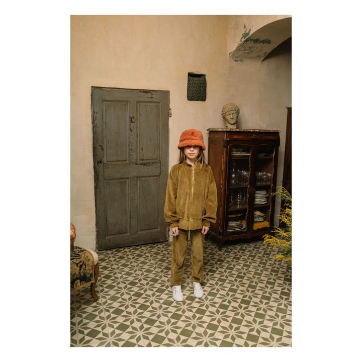 Junior Recycled Polyester Faux Fur Bucket Hat Pink- Product image n°1
