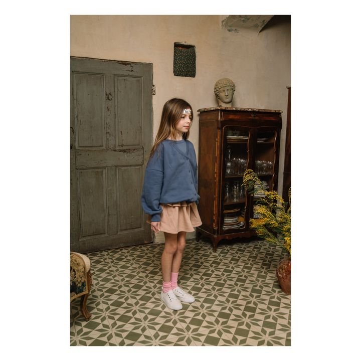 Kate Organic Cotton Cardigan | Blu- Immagine del prodotto n°2