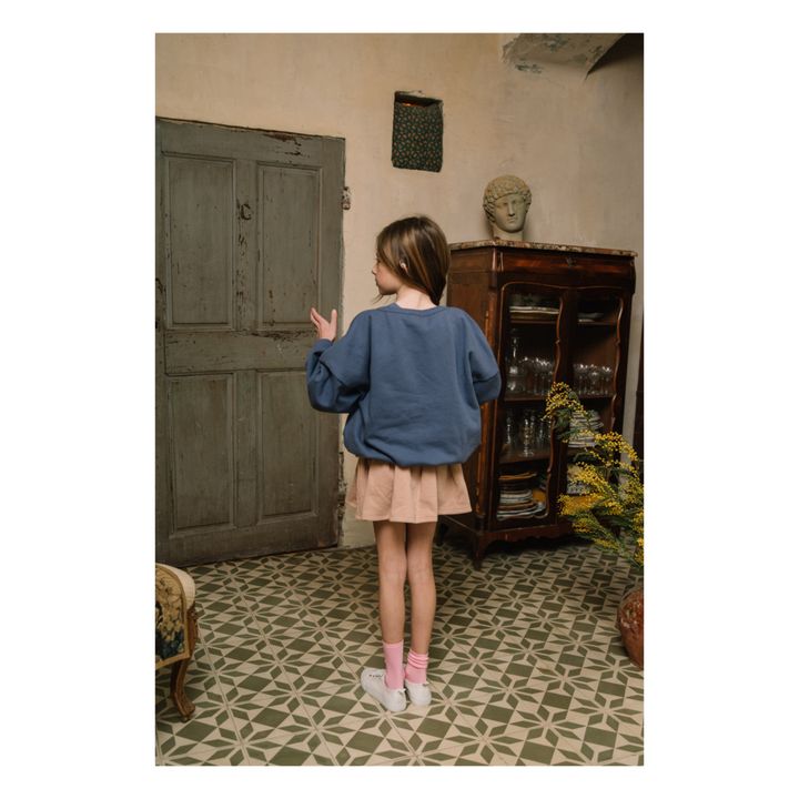 Kate Organic Cotton Cardigan | Blu- Immagine del prodotto n°4