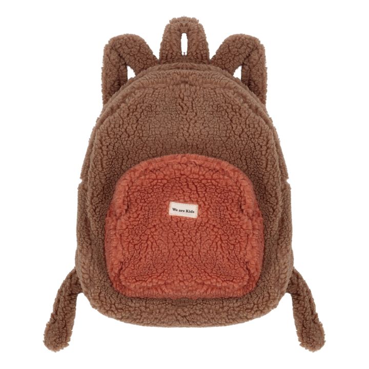 Sac à Dos Façon Fourrure Ella Marron- Image produit n°0