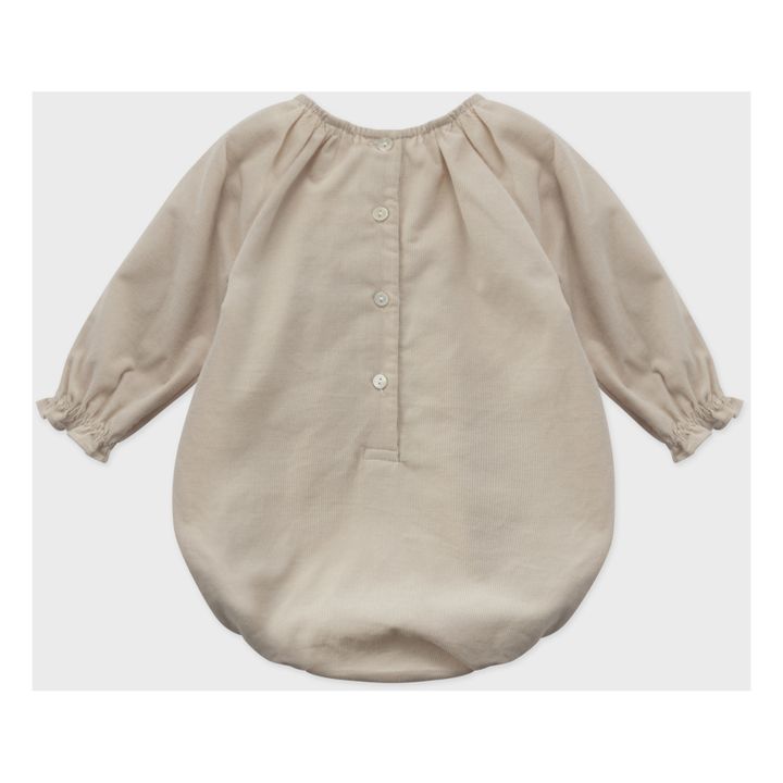 Helena Corduroy Romper | Beige- Imagen del producto n°3