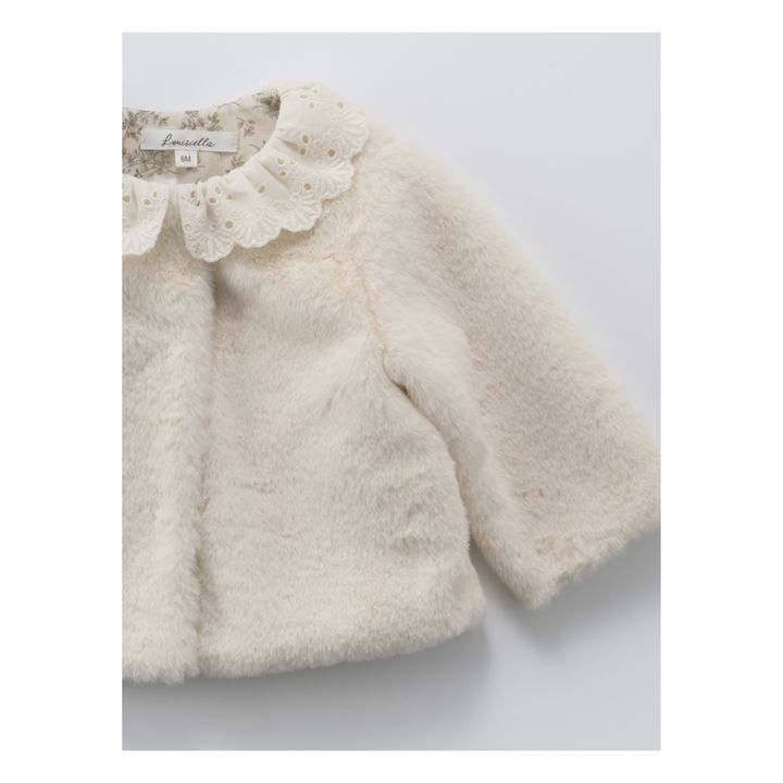 Brianna Faux Fur Baby Coat Crudo- Imagen del producto n°1