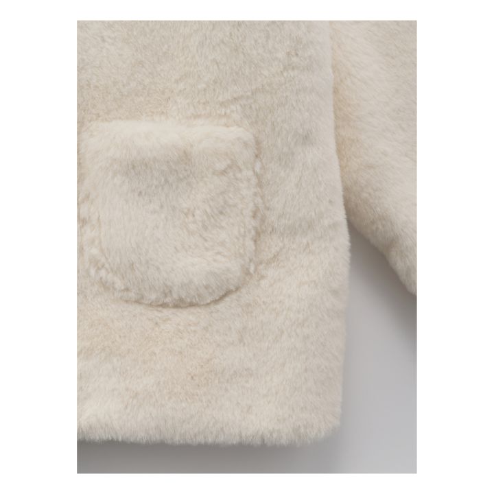 Brianna Faux Fur Coat | Seidenfarben- Produktbild Nr. 4
