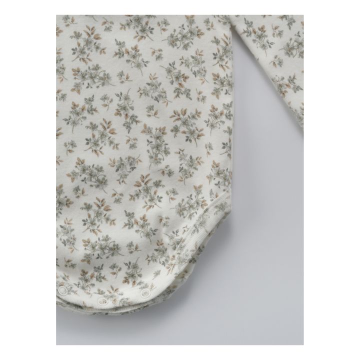 Dello Floral Baby Bodysuit | Ecru- Product image n°2
