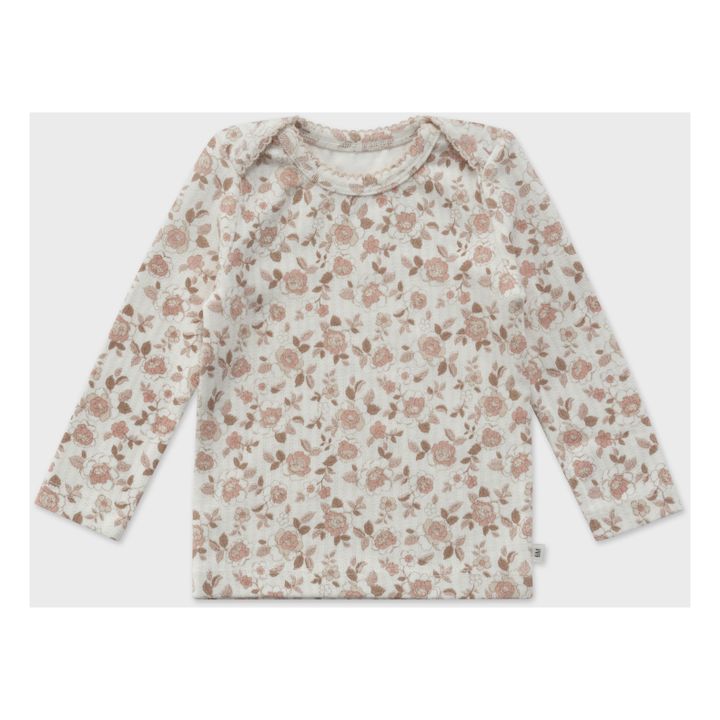 Ensemble Brassière + Legging Fleuris Protea Bébé | Ecru- Image produit n°3