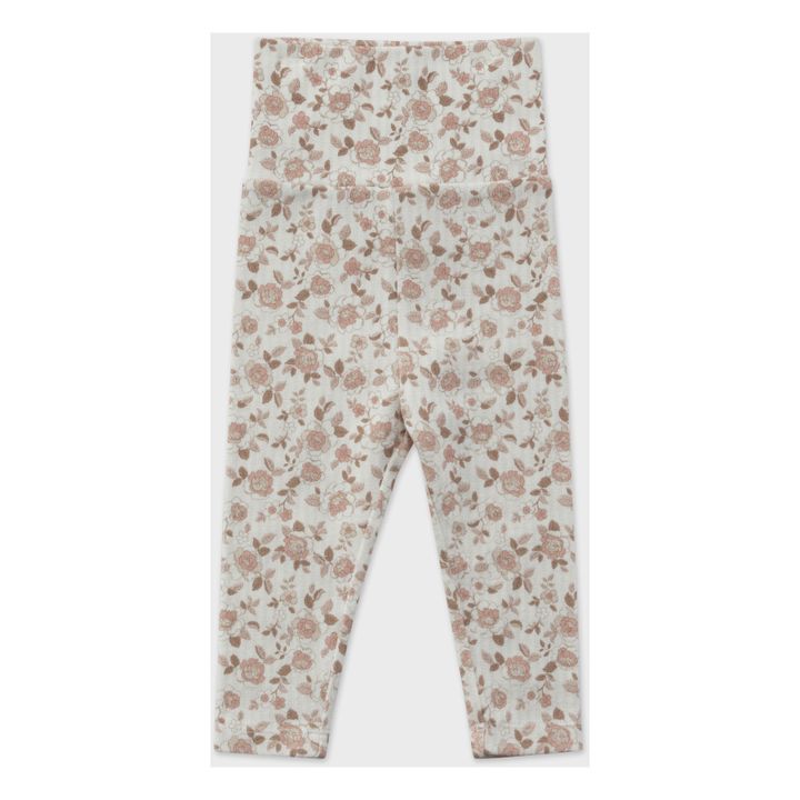 Ensemble Brassière + Legging Fleuris Protea Bébé | Ecru- Image produit n°4