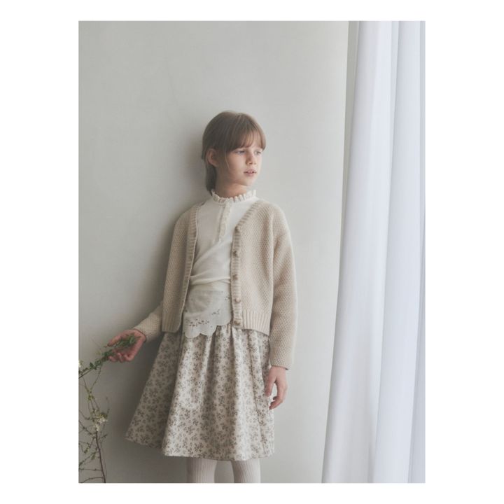 Dello Floral Midi Skirt | Crudo- Imagen del producto n°1
