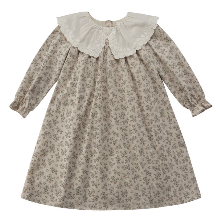 Dello Floral Dress | Crudo- Imagen del producto n°0