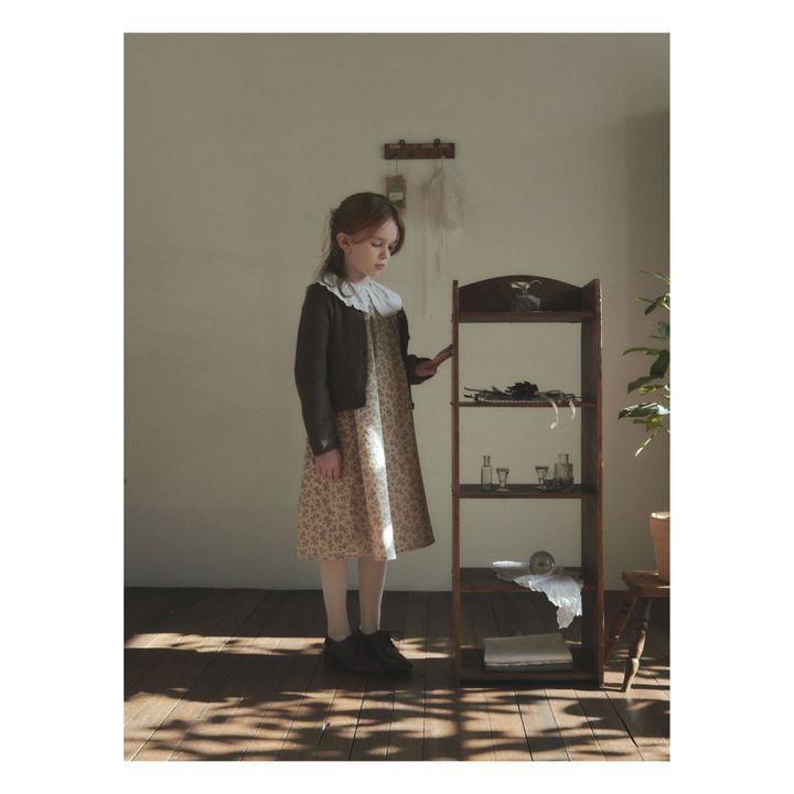 Robe Fleurie Dello | Ecru- Image produit n°3