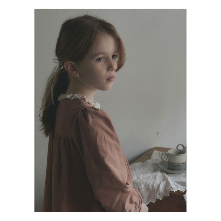 Veronica Corduroy Dress | Rosa Viejo- Imagen del producto n°3