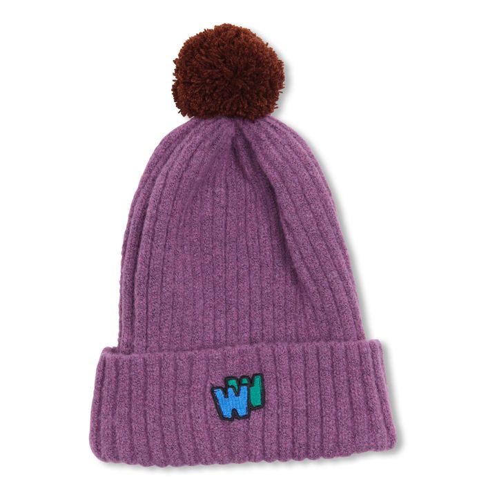 Gorro con pompón | Violeta- Imagen del producto n°0