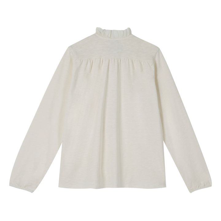 Organic Cotton Button-Up T-shirt - Women’s Collection - Crudo- Imagen del producto n°1