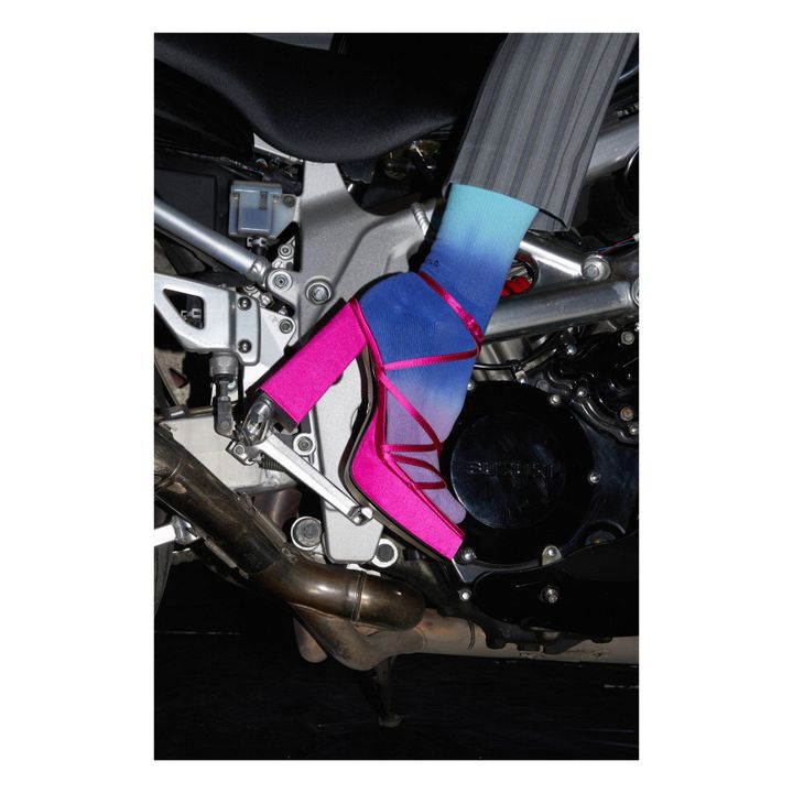 Organic Cotton Tie-Dye Socks Blue- Product image n°1