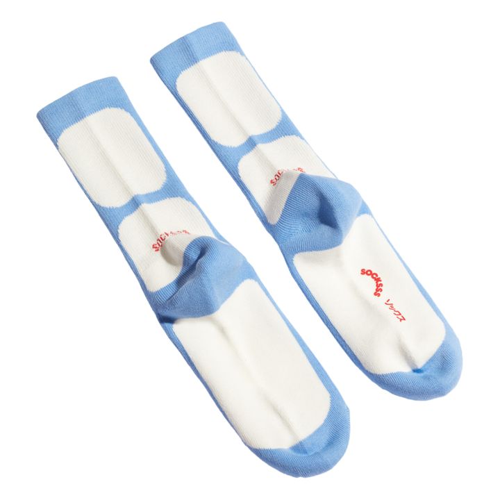 Organic Cotton Space Suit Socks Blue- Product image n°2