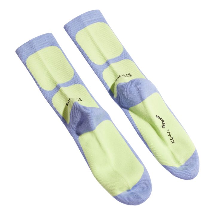 Organic Cotton Space Suit Socks Pale green- Product image n°2