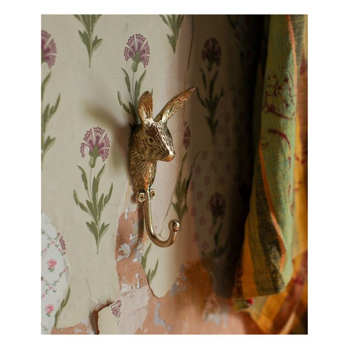 Harri Hare Brass Coat Hook Yellow- Product image n°1