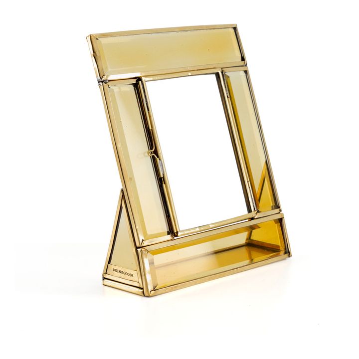 Bonnie Brass and Glass Photo Frame | Amarillo- Imagen del producto n°0