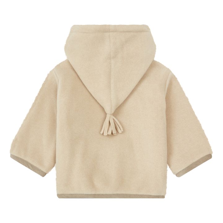 Lined Polar Fleece Coat | Beige- Product image n°2