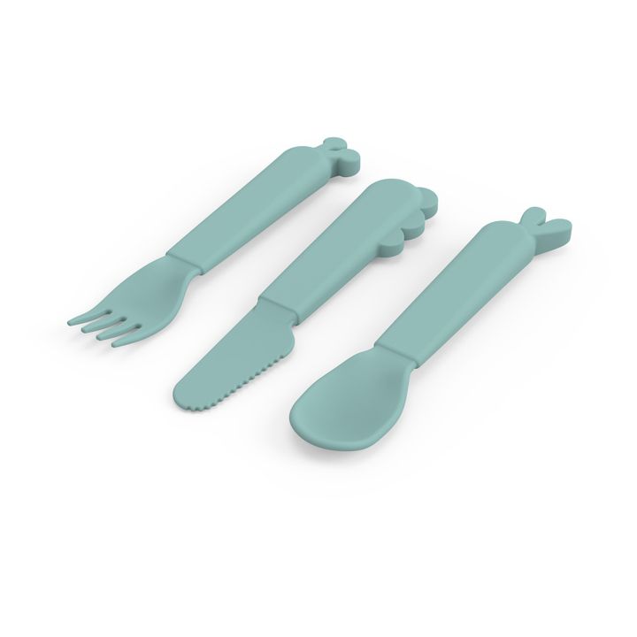 Kiddish Deer Friends Cutlery | Azul- Imagen del producto n°1
