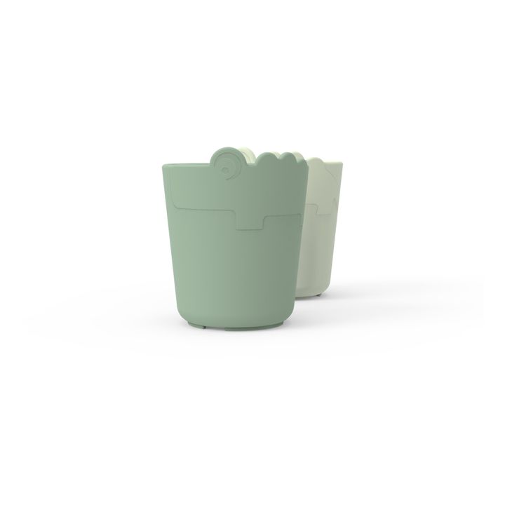 Tasse Croco Kiddish - Set de 2 | Vert- Image produit n°2